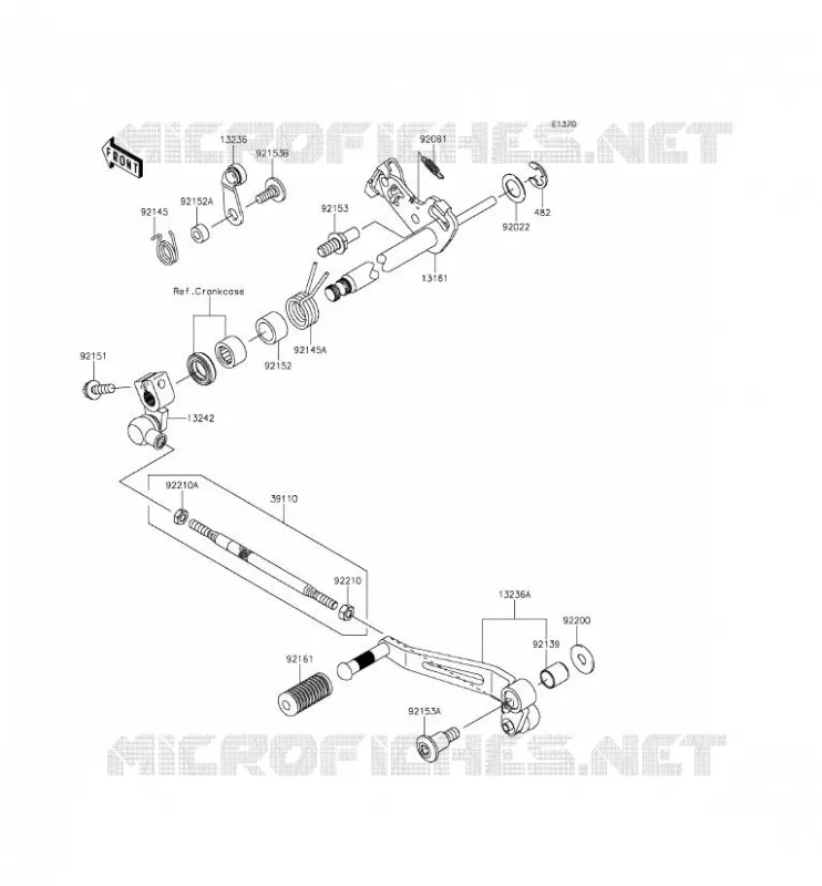 SHIFT Kawasaki MOTOS 800 2014 Z800 ABS  ZR800DEF