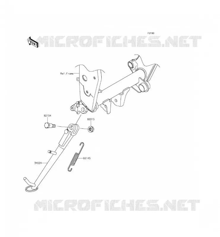STAND Kawasaki MOTOS 800 2014 Z800 ABS  ZR800DEF