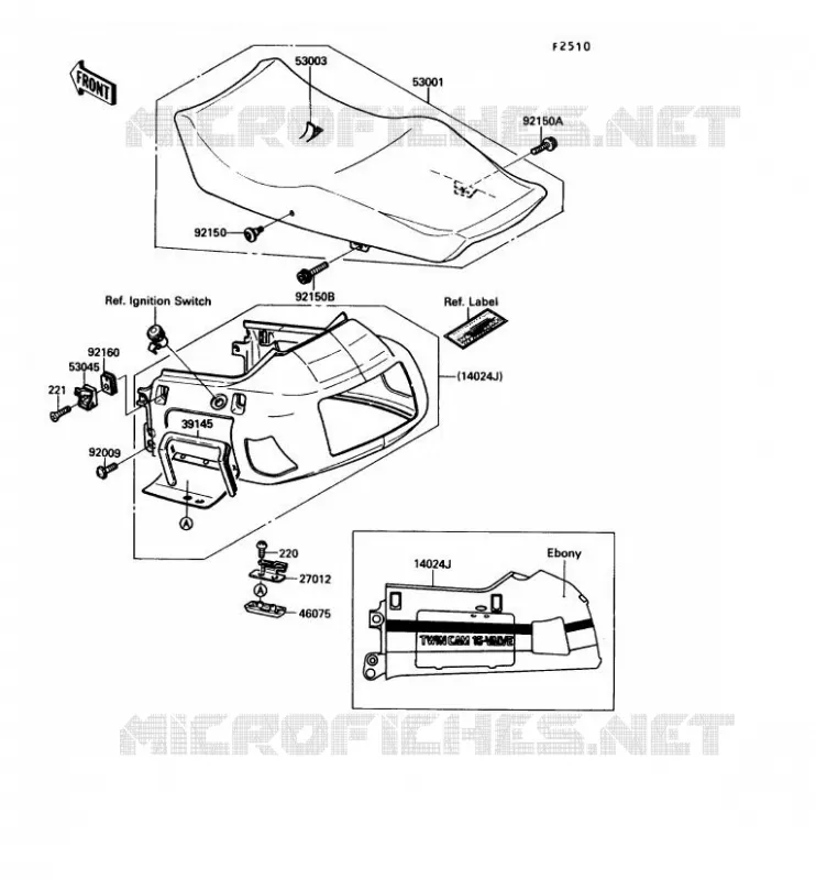 SEAT Kawasaki MOTOS 1000 1990 ZX-10  ZX1000-B3
