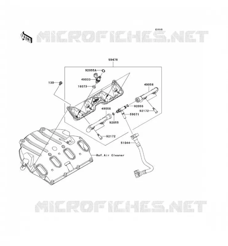 INJECTOR Kawasaki MOTOS 1000 2010 NINJA ZX-10R  ZX1000FAF