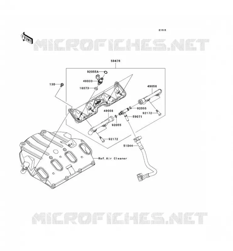 INJECTOR Kawasaki MOTOS 1000 2010 NINJA ZX-10R  ZX1000FAF