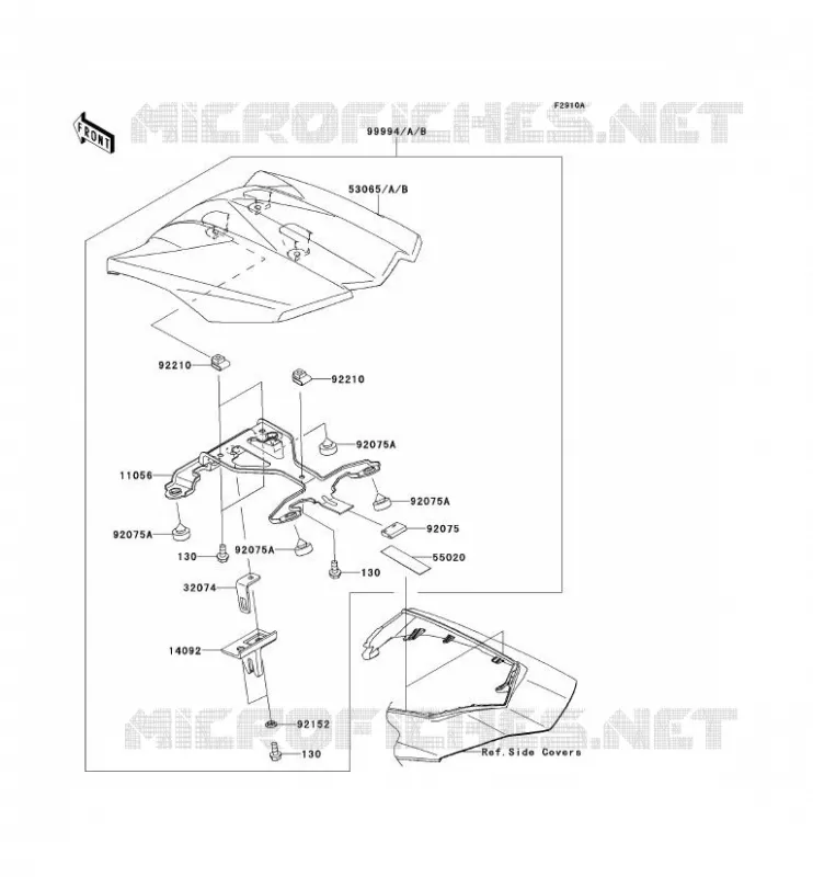 ACCESSORY (COUVRE SELLE) Kawasaki MOTOS 1000 2013 Z1000SX  ZX1000GDF