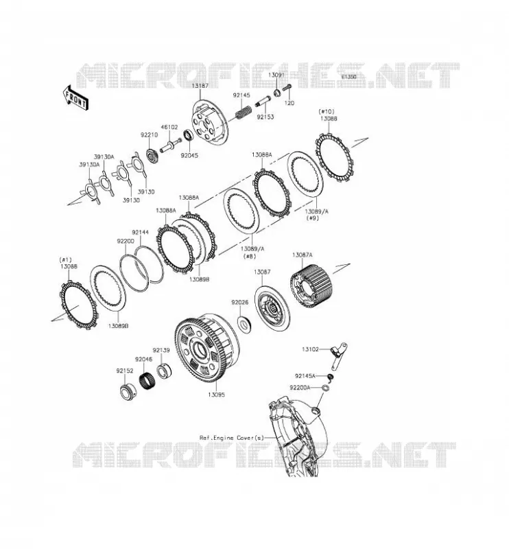 CLUTCH Kawasaki MOTOS 1000 2015 NINJA ZX-10R  ZX1000JFF