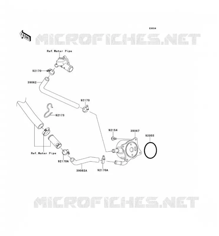 OIL RADIATOR Kawasaki MOTOS 1000 2014 NINJA ZX-10R ABS  ZX1000KEF