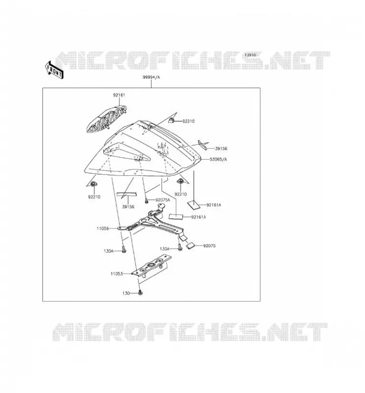 ACCESSORY (COUVRE SELLE) Kawasaki MOTOS 1000 2015 NINJA ZX-10R ABS  ZX1000KFFA
