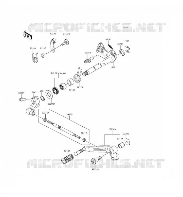 SHIFT Kawasaki MOTOS 1000 2015 Z1000SX  ZX1000LFF