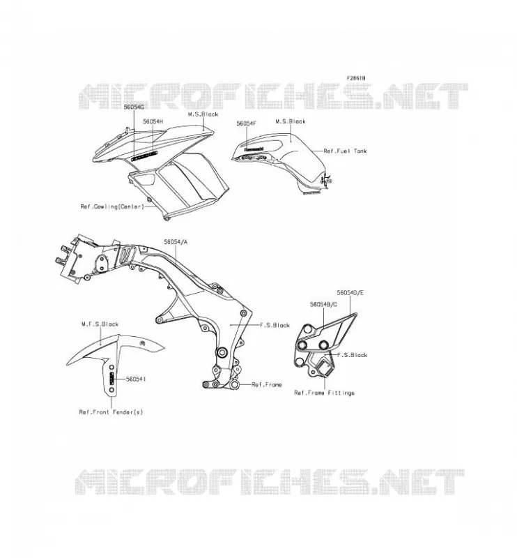 STICKER (NOIR) Kawasaki MOTOS 1000 2014 Z1000SX ABS  ZX1000MEF