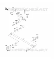 BRAKE PEDAL   TORK LINK voor Kawasaki ZZR1100 1994