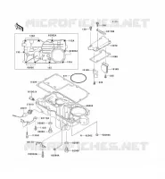 BREATHER COVER   OIL PAN voor Kawasaki ZZR1100 1994