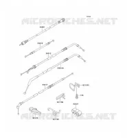CABLES voor Kawasaki ZZR1100 1994