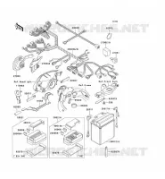 CHASSIS ELECTRICAL EQUIPMENT voor Kawasaki ZZR1100 1994