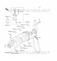 CRANKSHAFT voor Kawasaki ZZR1100 1994
