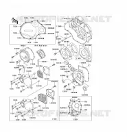 ENGINE COVERS voor Kawasaki ZZR1100 1994