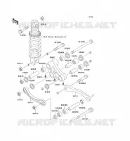 REAR SUSPENSION voor Kawasaki ZZR1100 1994