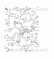 BATTERY BRACKET voor Kawasaki ZZR1100 1994