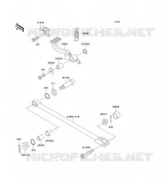 BRAKE PEDAL   TORK LINK voor Kawasaki ZZR1100 1994