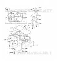 BREATHER COVER   OIL PAN voor Kawasaki ZZR1100 1994