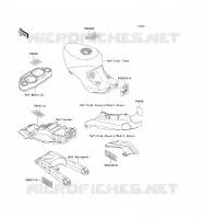 LABELS voor Kawasaki ZZR1100 1994