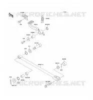 BRAKE PEDAL voor Kawasaki ZZR1100 1994