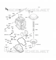 CARBURETOR PARTS voor Kawasaki ZZR1100 1994