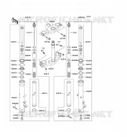 FRONT FORK voor Kawasaki ZZR1100 1994