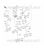 FRONT MASTER CYLINDER voor Kawasaki ZZR1100 1994