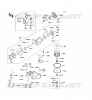 OIL PUMP voor Kawasaki ZZR1100 1994