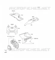 STICKER(RED) voor Kawasaki ZZR1100 1994