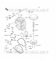 CARBURETOR PARTS voor Kawasaki ZZR1100 1994