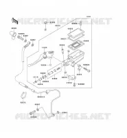 CLUTCH MASTER CYLINDER voor Kawasaki ZZR1100 1994