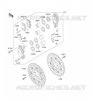 FRONT BRAKE voor Kawasaki ZZR1100 1994