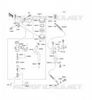 REAR MASTER CYLINDER voor Kawasaki ZZR1100 1994
