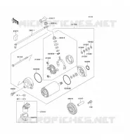 STARTER MOTOR voor Kawasaki ZZR1100 1994