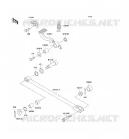 BRAKE PEDAL voor Kawasaki ZZR1100 1994