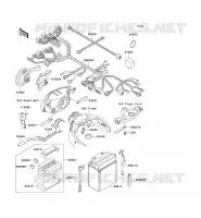 CHASSIS ELECTRICAL EQUIPMENT voor Kawasaki ZZR1100 1994