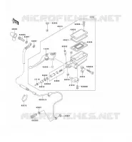 CLUTCH MASTER CYLINDER voor Kawasaki ZZR1100 1994