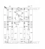 FRONT FORK voor Kawasaki ZZR1100 1994