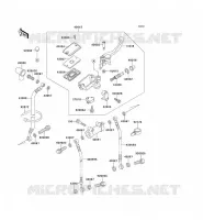 FRONT MASTER CYLINDER voor Kawasaki ZZR1100 1994