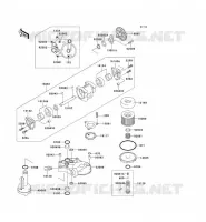 OIL PUMP voor Kawasaki ZZR1100 1994