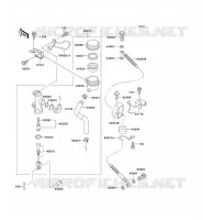 REAR MASTER CYLINDER voor Kawasaki ZZR1100 1994