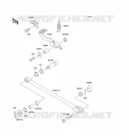 BRAKE PEDAL voor Kawasaki ZZR1100 1994