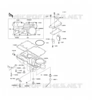 BREATHER COVER   OIL PAN voor Kawasaki ZZR1100 1994