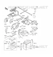 CHASSIS ELECTRICAL EQUIPMENT voor Kawasaki ZZR1100 1994