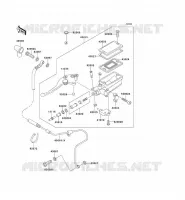 CLUTCH MASTER CYLINDER voor Kawasaki ZZR1100 1994