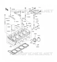 CYLINDER HEAD voor Kawasaki ZZR1100 1994
