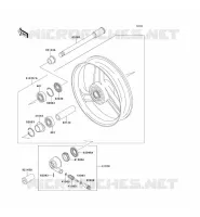 FRONT HUB voor Kawasaki ZZR1100 1994