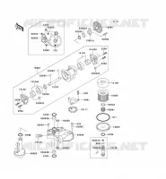 OIL PUMP voor Kawasaki ZZR1100 1994