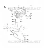 OIL RADIATOR voor Kawasaki ZZR1100 1994
