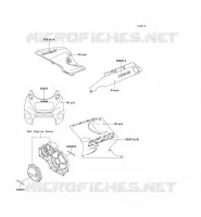 STICKER (NOIR) voor Kawasaki ZZR1100 1994
