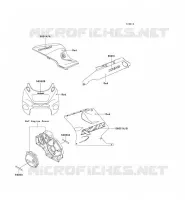 STICKER(RED) voor Kawasaki ZZR1100 1994